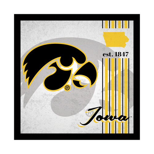 Iowa Hawkeyes Album 10" x 10" Sign