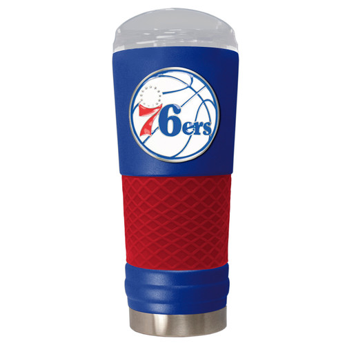 Philadelphia 76ers Blue 24 oz. Powder Coated Draft Tumbler