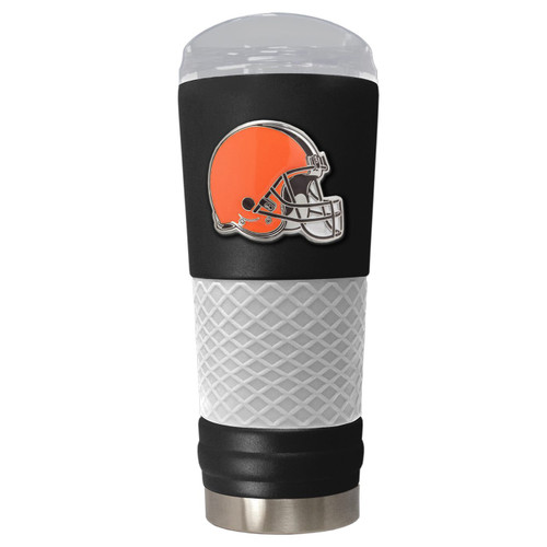 Cleveland Browns Black 24 oz. Powder Coated Draft Tumbler