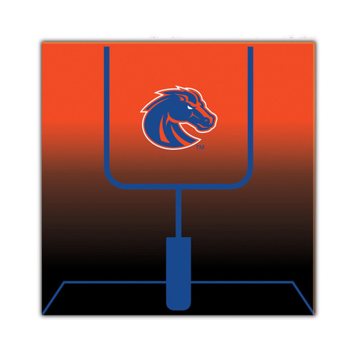 Boise State Broncos Goal Gradient 10" x 10" Sign