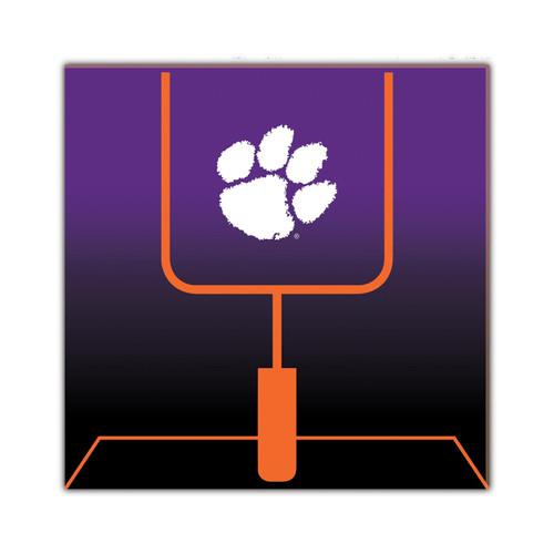 Clemson Tigers Goal Gradient 10" x 10" Sign