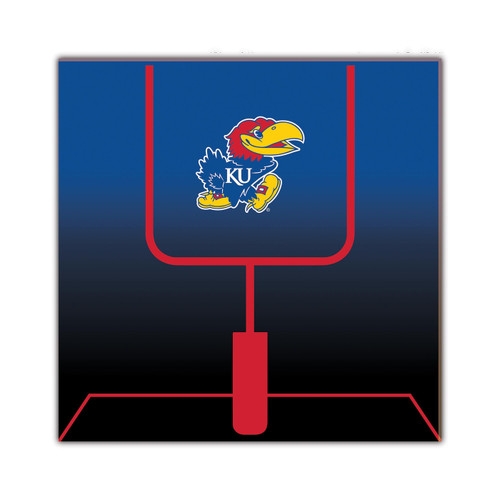 Kansas Jayhawks Goal Gradient 10" x 10" Sign