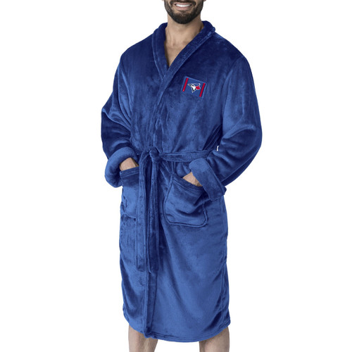 Toronto Blue Jays Tag Men's Silk Touch Robe