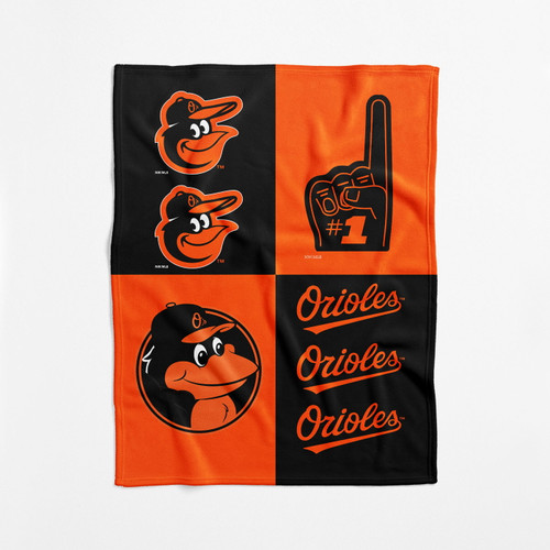 Baltimore Orioles 40" x 50" Domino Swaddle Blanket