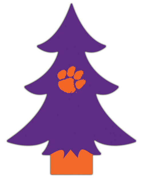 Clemson Tigers 12" Team Color Desktop Tree