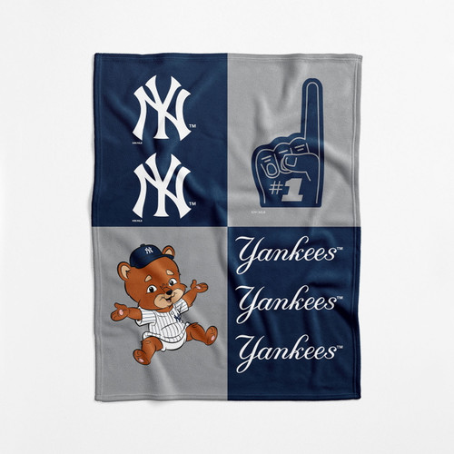 New York Yankees 40" x 50" Domino Swaddle Blanket