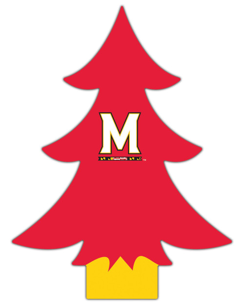 Maryland Terrapins 6" Team Color Desktop Tree