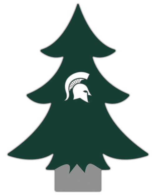 Michigan State Spartans 6" Team Color Desktop Tree