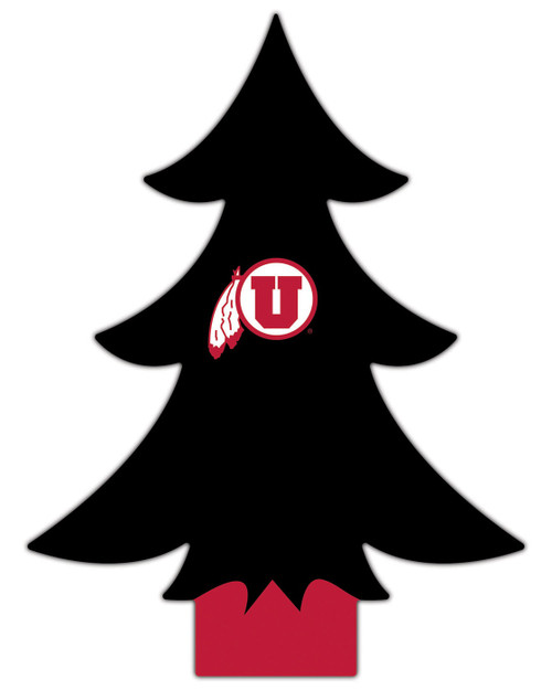 Utah Utes 6" Team Color Desktop Tree