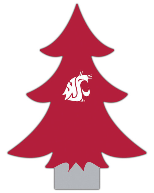 Washington State Cougars 6" Team Color Desktop Tree
