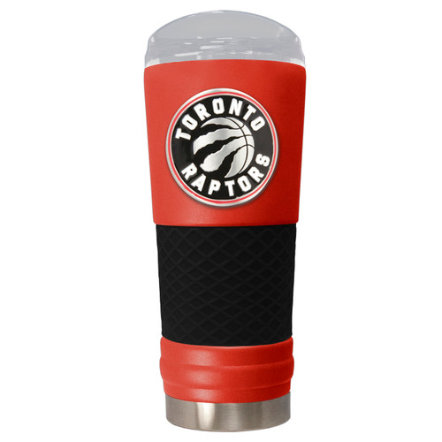 Toronto Raptors Red 24 oz. Powder Coated Draft Tumbler