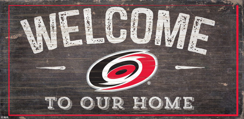 Carolina Hurricanes 6" x 12" Welcome Sign