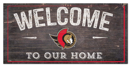 Ottawa Senators 6" x 12" Welcome Sign