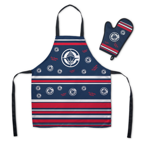 Los Angeles Clippers Press Apron & BBQ Mitt Set