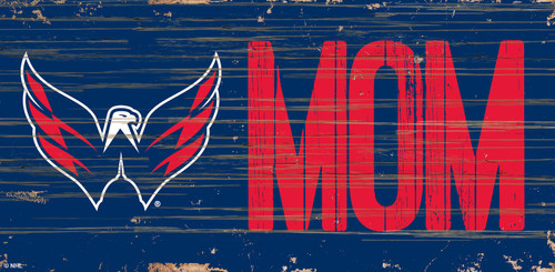 Washington Capitals 6" x 12" Mom Sign