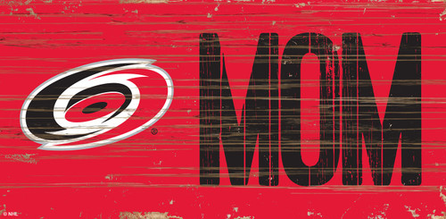 Carolina Hurricanes 6" x 12" Mom Sign