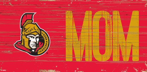 Ottawa Senators 6" x 12" Mom Sign