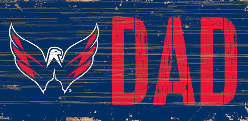 Washington Capitals 6" x 12" Dad Sign
