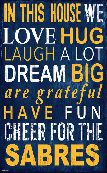 Buffalo Sabres In This House Sign