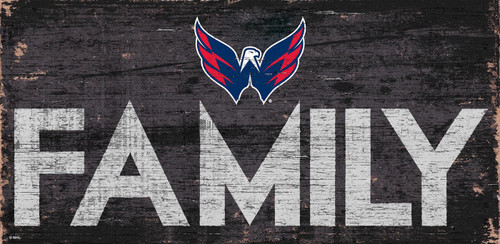 Washington Capitals 6" x 12" Family Sign