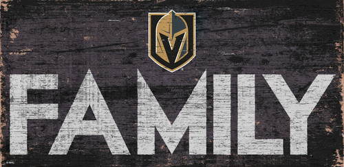 Vegas Golden Knights 6" x 12" Family Sign