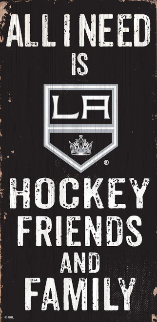 Los Angeles Kings 6" x 12" Friends & Family Sign