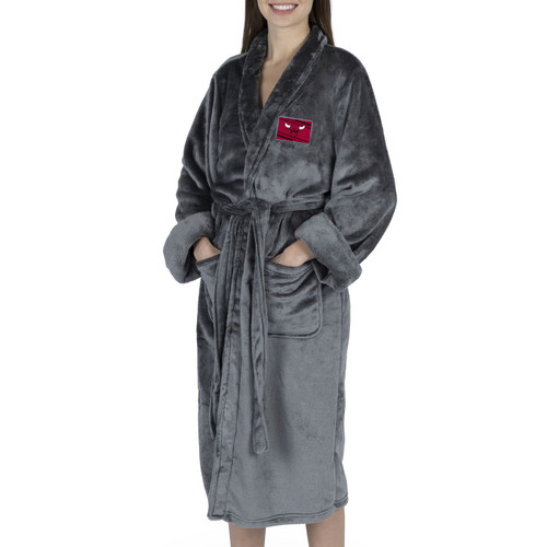 Chicago Bulls Fast Track Charcoal Women's Silk Touch Robe