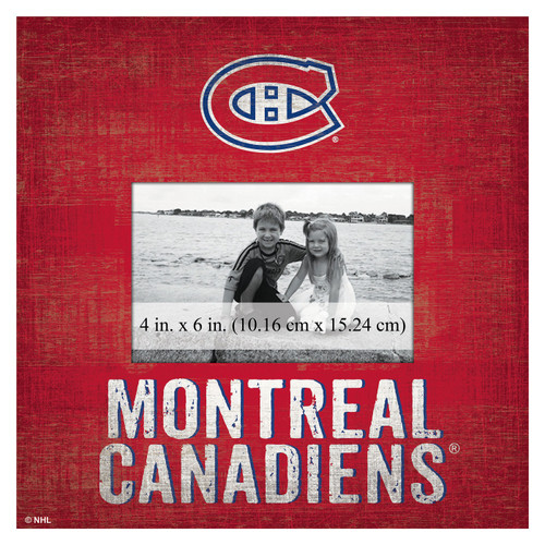 Montreal Canadiens Team Name 10" x 10" Picture Frame