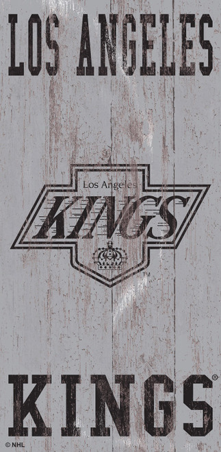 Los Angeles Kings 6" x 12" Heritage Logo Sign