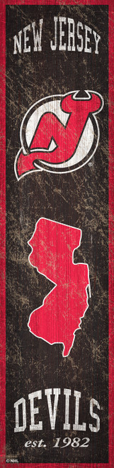 New Jersey Devils Heritage Banner Vertical Sign