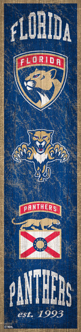 Florida Panthers Heritage Banner Vertical Sign