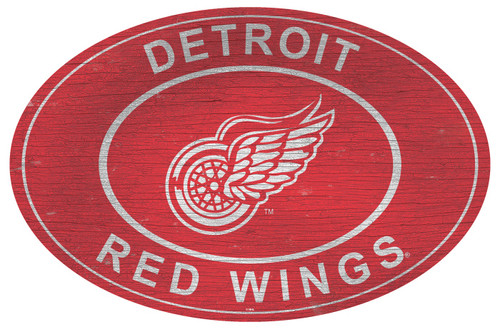 Detroit Red Wings 46" Heritage Logo Oval Sign