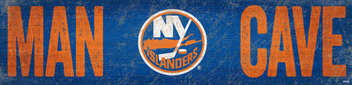 New York Islanders 6" x 24" Man Cave Sign