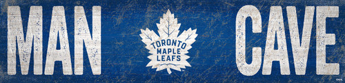Toronto Maple Leafs 6" x 24" Man Cave Sign