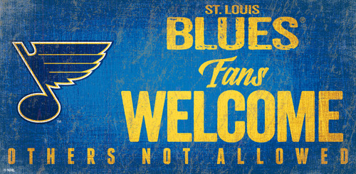 St. Louis Blues Flag 3 Plank Sign - Sports Unlimited