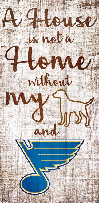 St. Louis Blues House is Not a Home Sign