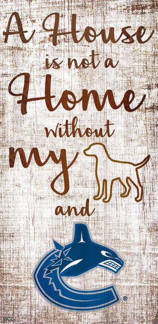 Vancouver Canucks House is Not a Home Sign