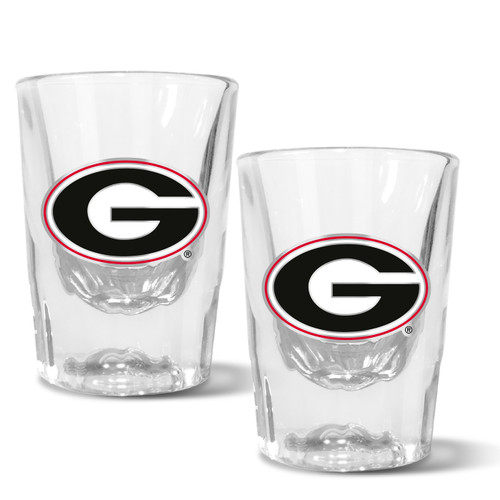 Georgia Bulldogs 2 oz. Prism Shot Glass Set