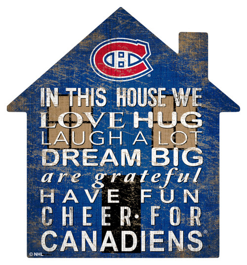 Montreal Canadiens 12" House Sign