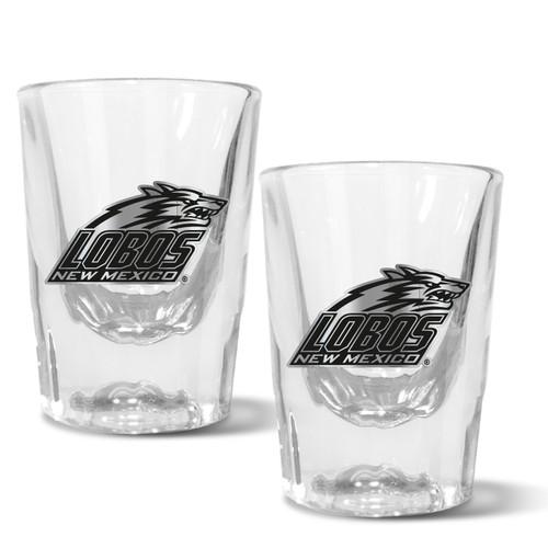 New Mexico Lobos 2 oz. Prism Shot Glass Set