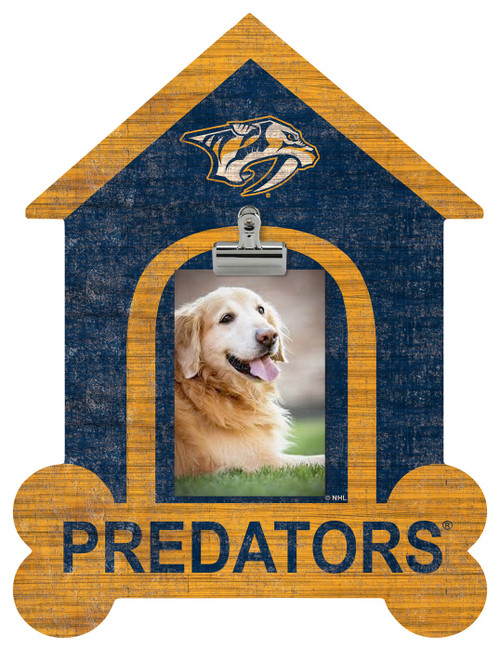 Nashville Predators Dog Bone House Clip Frame