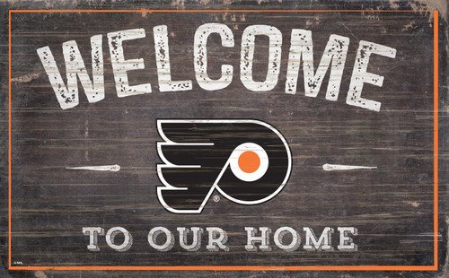 Philadelphia Flyers 11" x 19" Welcome to Our Home Sign