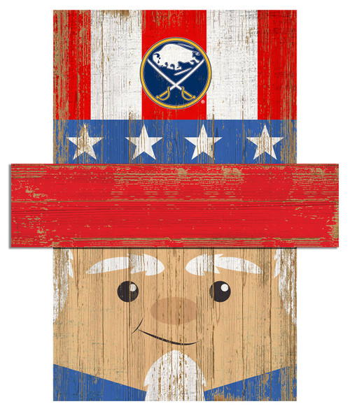 Buffalo Sabres 6" x 5" Patriotic Head