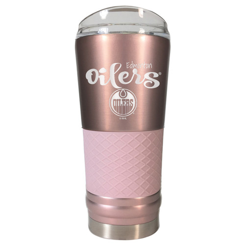 Edmonton Oilers 24 oz. Rose Gold Draft Tumbler