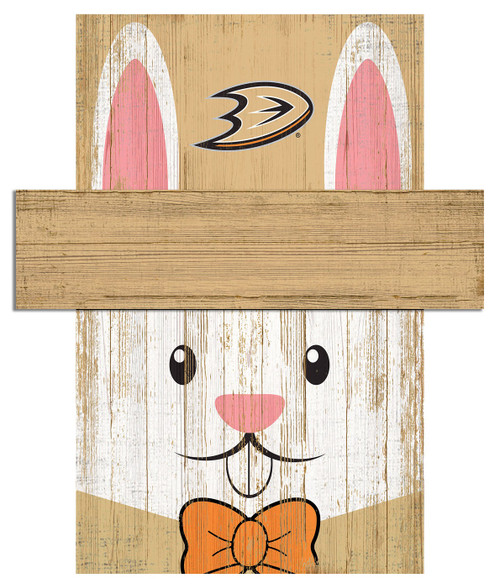 Anaheim Ducks 19" x 16" Easter Bunny Head