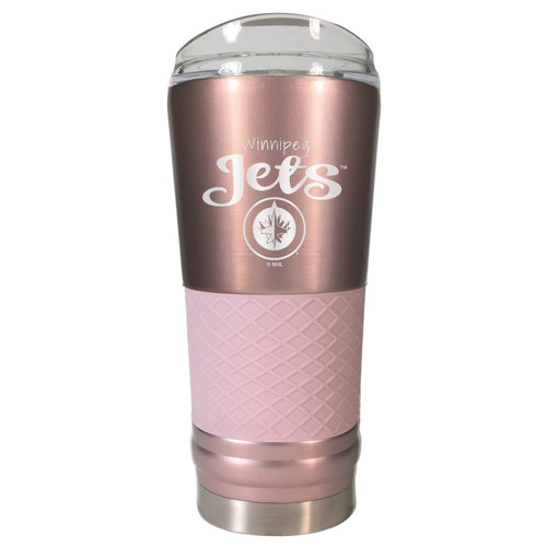 Winnipeg Jets 24 oz. Rose Gold Draft Tumbler