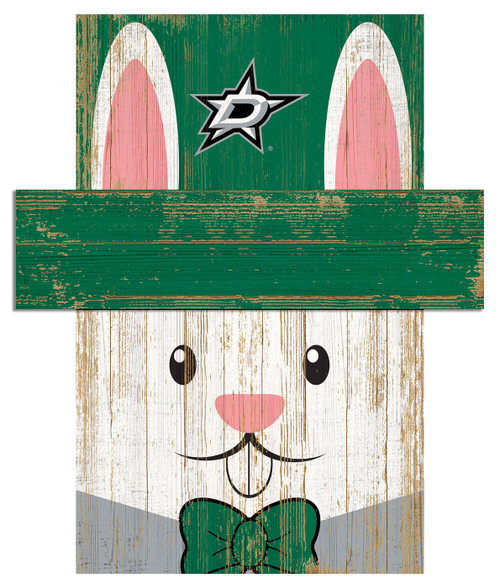 Dallas Stars 19" x 16" Easter Bunny Head