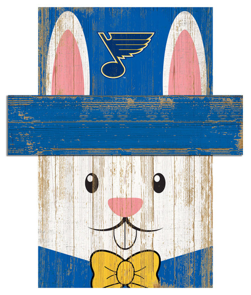 St. Louis Blues 6" x 5" Easter Bunny Head