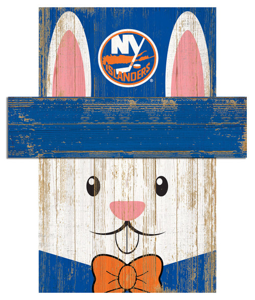 New York Islanders 6" x 5" Easter Bunny Head