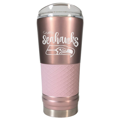 Seattle Seahawks 24 oz. Rose Gold Draft Tumbler